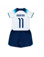 Englanti Marcus Rashford #11 Kotipaita Lasten MM-kisat 2022 Lyhythihainen (+ shortsit)